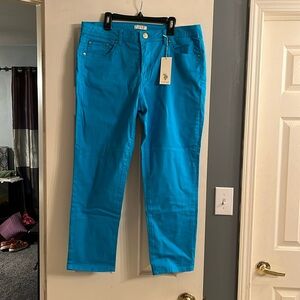 US Polo Assn pants jeans 12 turquoise